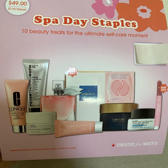 NEW IN SLEEVE IN BAG Spa Day 10 beauty products 2 full size (perfume removed) - Picture 7 of 16